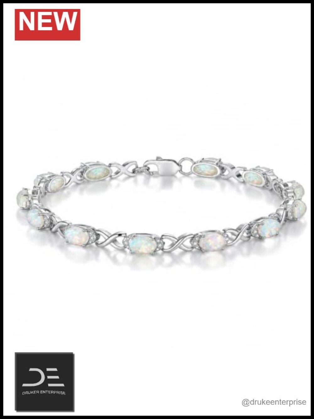 Sterling Silver Birthstone Tennis Bracelet Women 7 Inch Gemstone